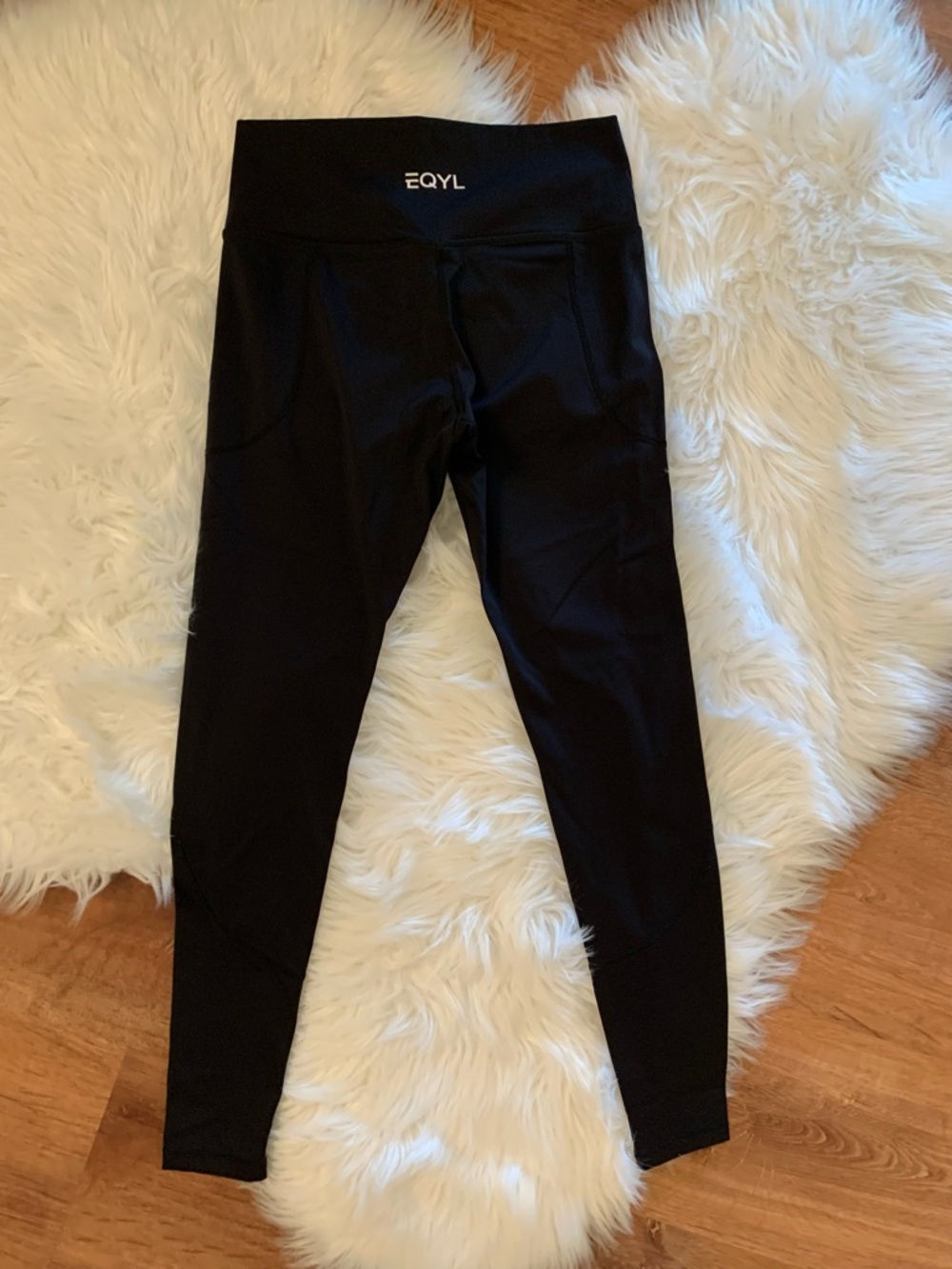 EQYL Black High Waisted Leggings Medium - Like New